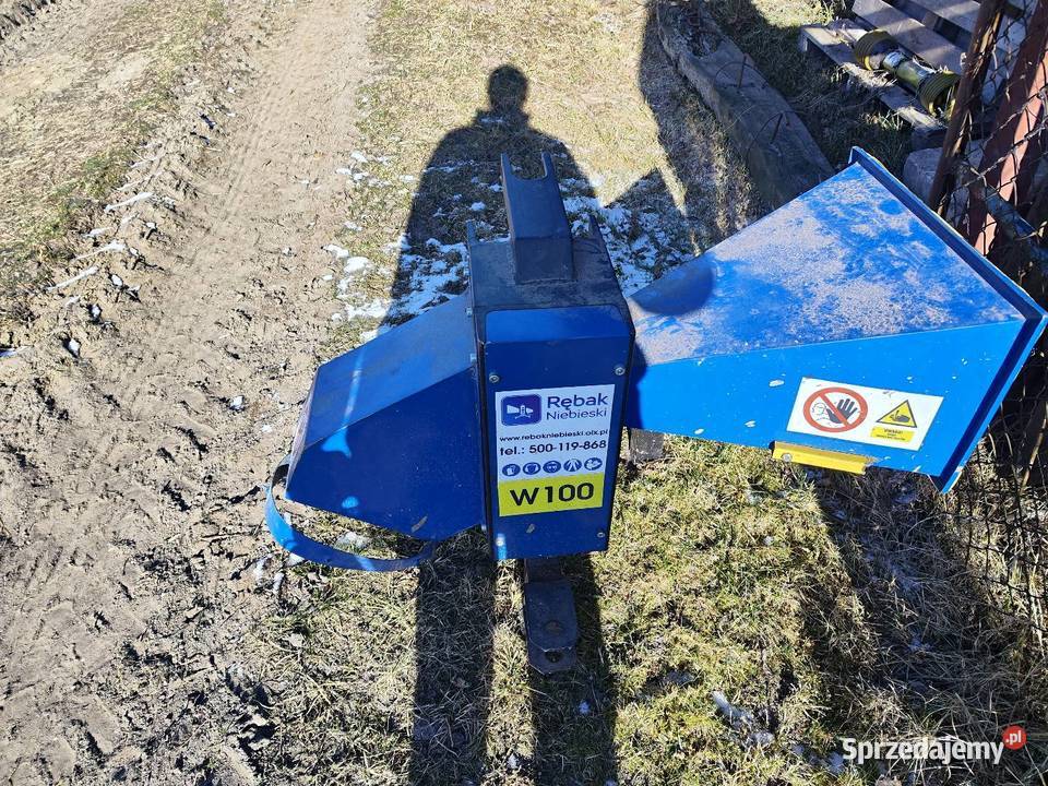 Rębak walcowyrębak niebieski W100rozdrabniacz lubelskie Terespol