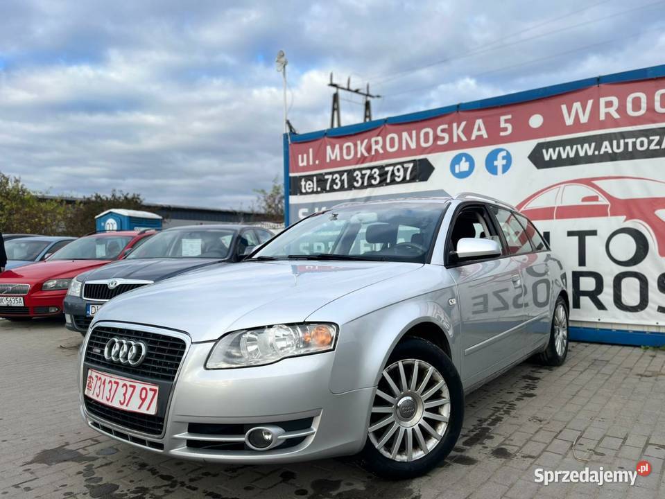Audi A4B7 Avant 19 Diesel 2005 Alufelgi Dł nieuszkodzony Wrocław