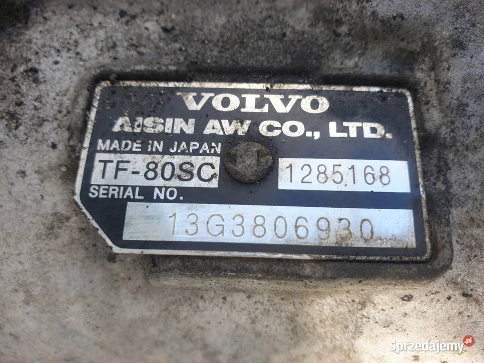 AUTOMATYCZNA SKRZYNIA BIEGÓW Volvo V60 24 D4 D5 osobowe lubelskie Chełm