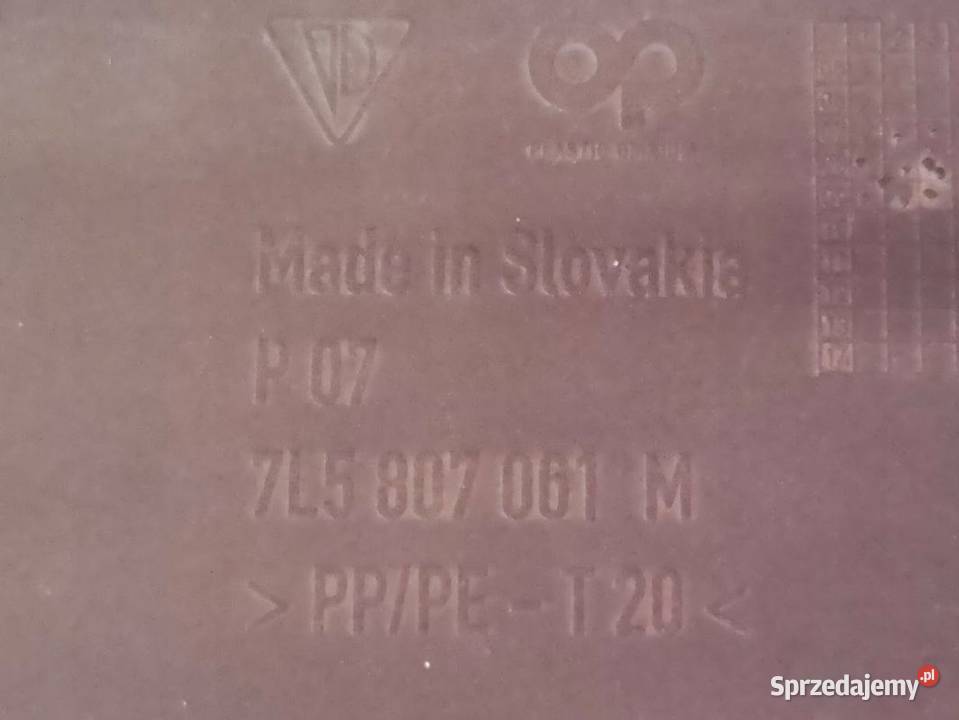 Spoiler Dokładka Zderzak Porsche Cayenne Turbo Pleszew