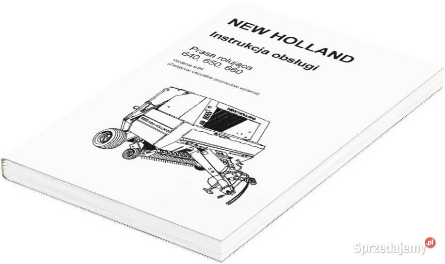 NH TVT Holland Instrukcja katalog napraw obsługi wielkopolskie Szamotuły