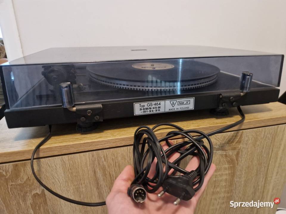 Gramofon Unitra Fonica GS464 bez pęknięć sprawny kujawsko-pomorskie Koronowo