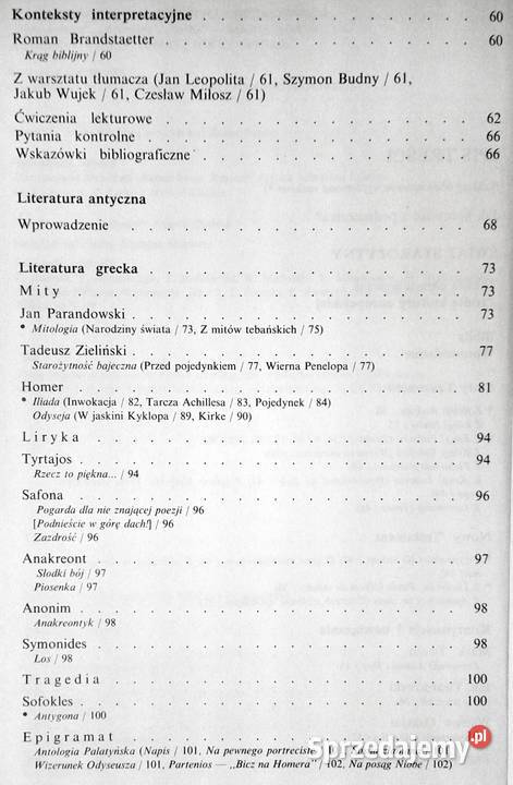 Starożytność oświecenie Maria Adamczyk Bożena Chełm