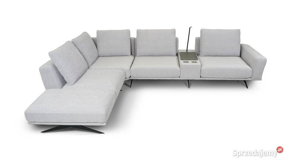 Narożnik Sines z barkiem w tkaninie DENVER 300