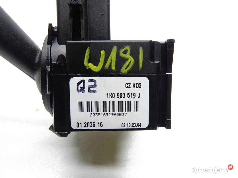 PRZEŁĄCZNIK MANETKA WYCIERACZEK 1K0953519J VW