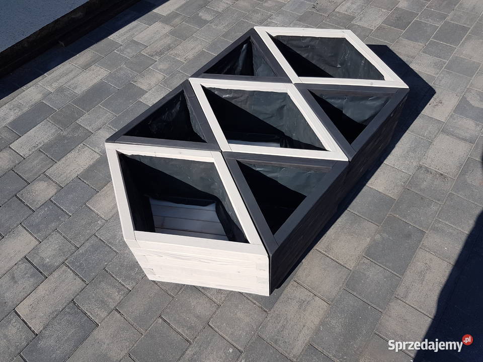 Donica drewniana ogrodowwa romb Kraków