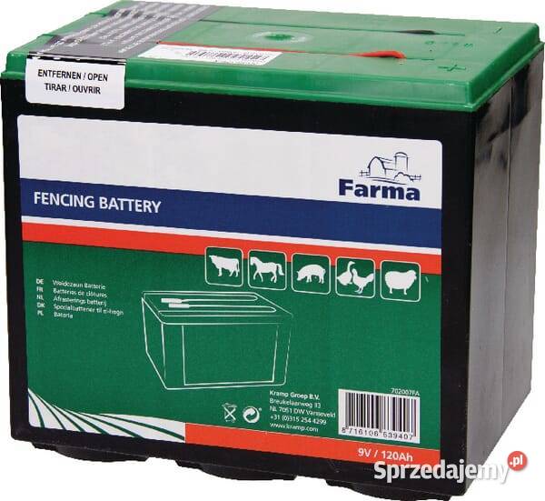 Bateria sucha 9V 120Ah 702007FA Kamionna