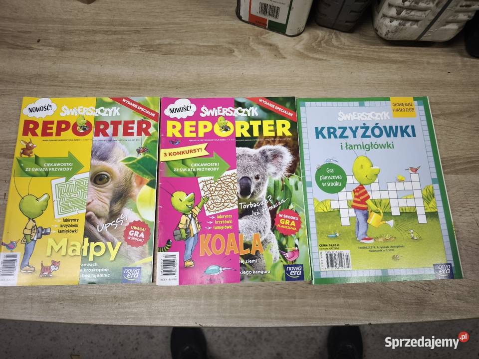 Zestaw gazetek gazet czasopism dzieci dla przedszkolaków (3-5 lat) Kraków