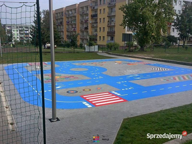 Miasteczko rowerowe nietypowe5 15x15m ze znakami Świebodzin sprzedam