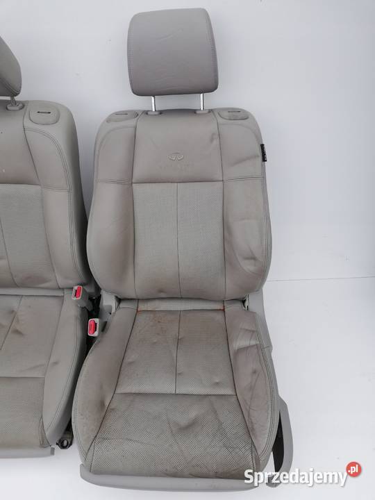 FOTELE KIEROWCY I PASAŻERA KOMPLET INFINITI M35X osobowe Nowy Tomyśl