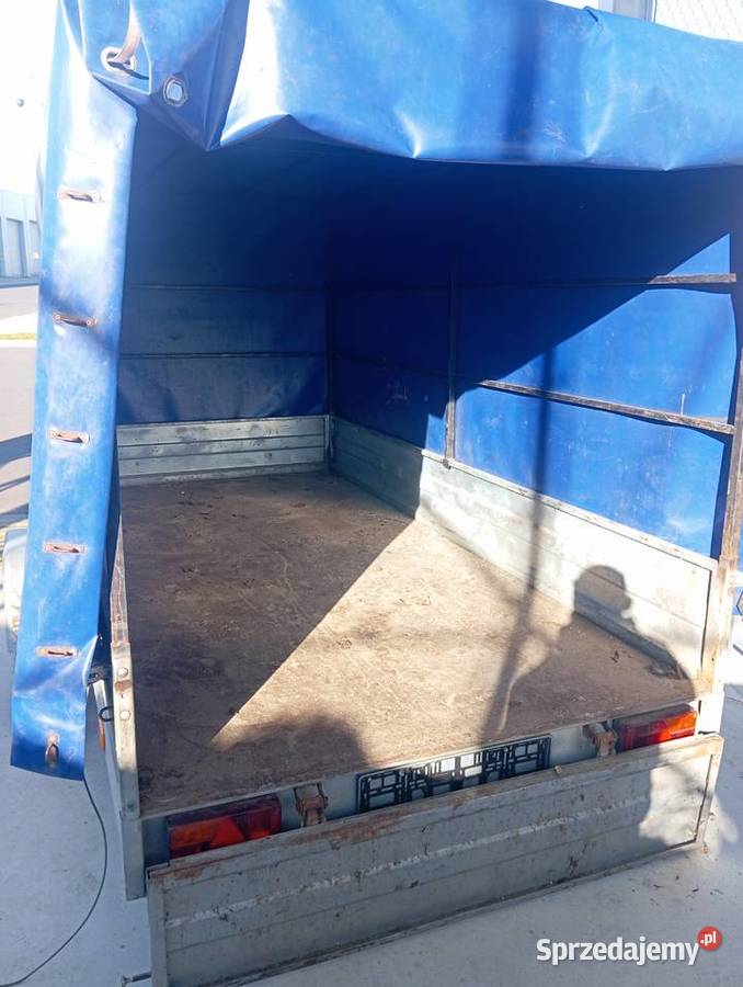 Przyczepka samochodowa lekka Burtowe i plandeki Lubin sprzedam