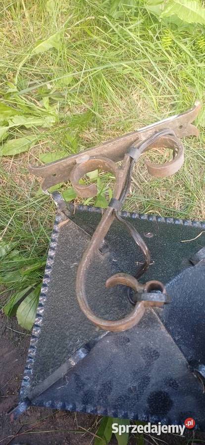 Francuska kuta lampa ogrodowa kinkiet vintage