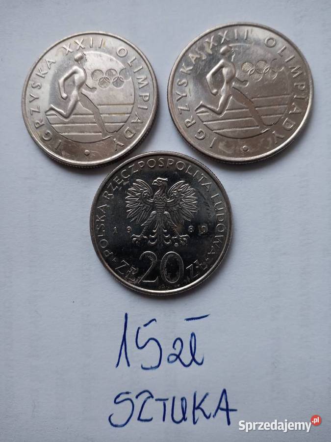 Moneta 20 zł XXII.Igrzyska olimpijskie z 1980