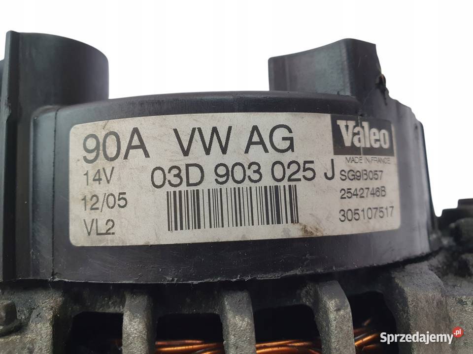ALTERNATOR VW Polo IV Seat Ibiza Fabia II 12 12V osobowe Chełm
