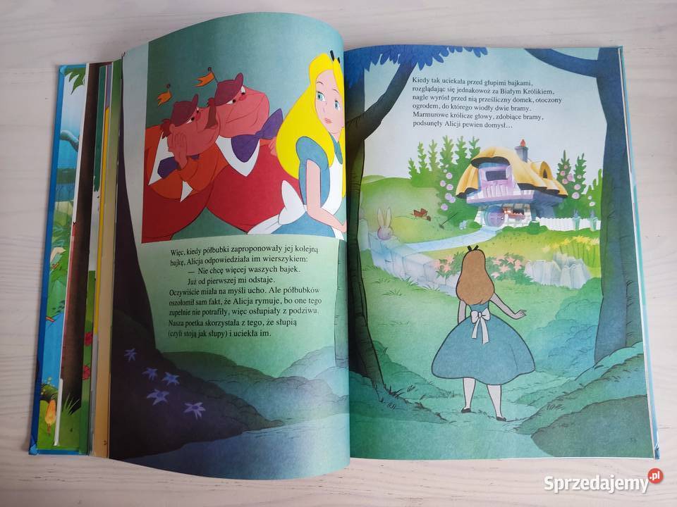 Książka bajka Alicja w Krainie Czarów Walt Papier opolskie sprzedam