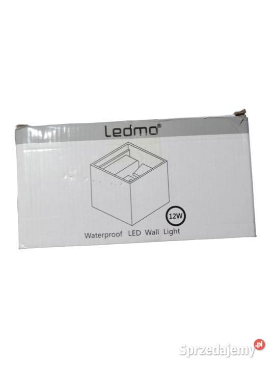 KINKIETY OGRODOWE LEDMO LED CZARNE 12 W Kpl 4 Zawiercie