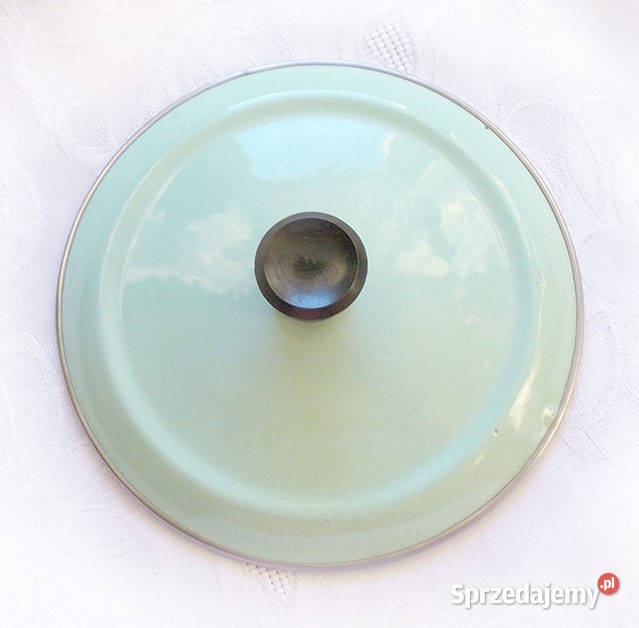 prl pokrywka 155 miętowa porywka do garnka prl zielony Bydgoszcz