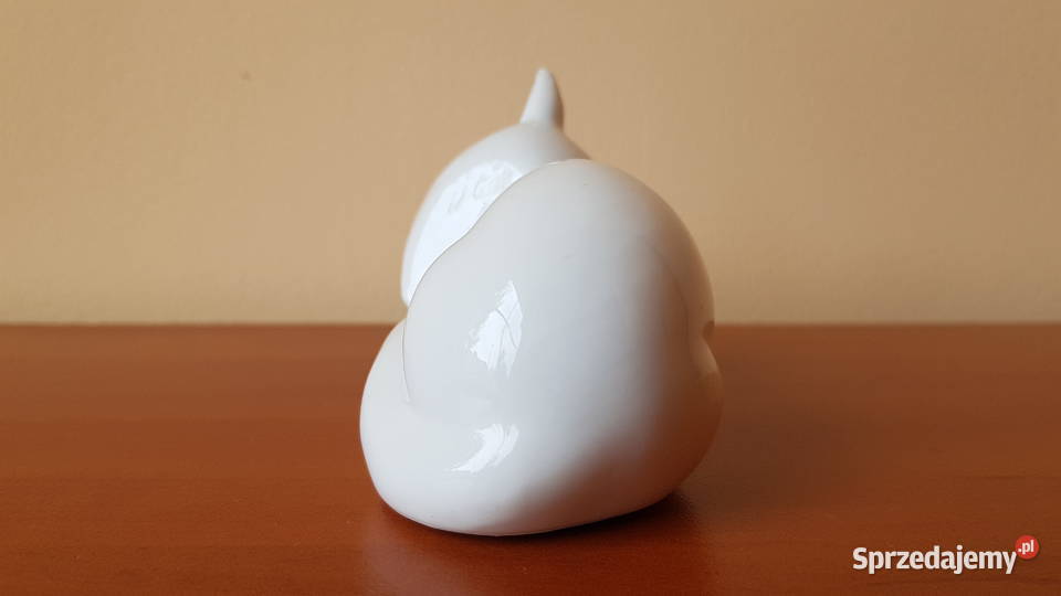 Porcelanowa figurka Lisek Lis porcelana śląskie Dąbrowa Górnicza sprzedam