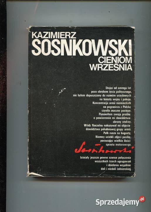 Cieniom września Sosnkowski Szczecin
