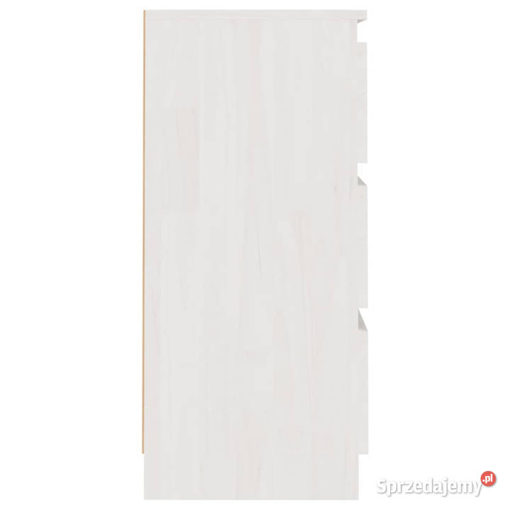 Szafka nocna biała 40x295x64 lite drewno sosnowe mazowieckie Warszawa