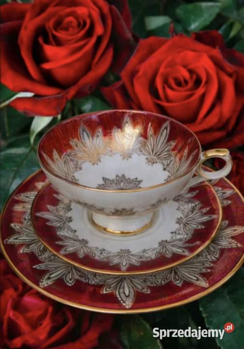 ELFENBEIN  BAVARIA kolekcjonerskie Trio Porcelana i szkło Antyki, Sztuka, Kolekcje Pabianice