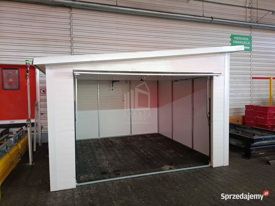 Garaż ocieplony z płyty warstwowej 3x3m brama Czersk sprzedam
