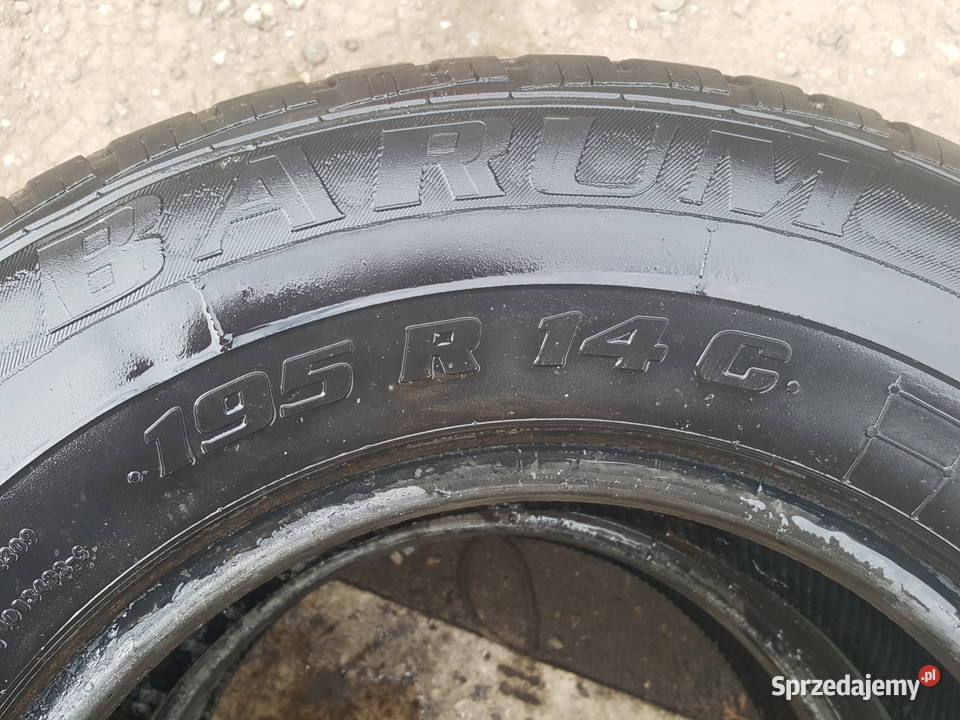 Opony Barum 195 R 14 C Lato Para reg 6 Gniewkowo