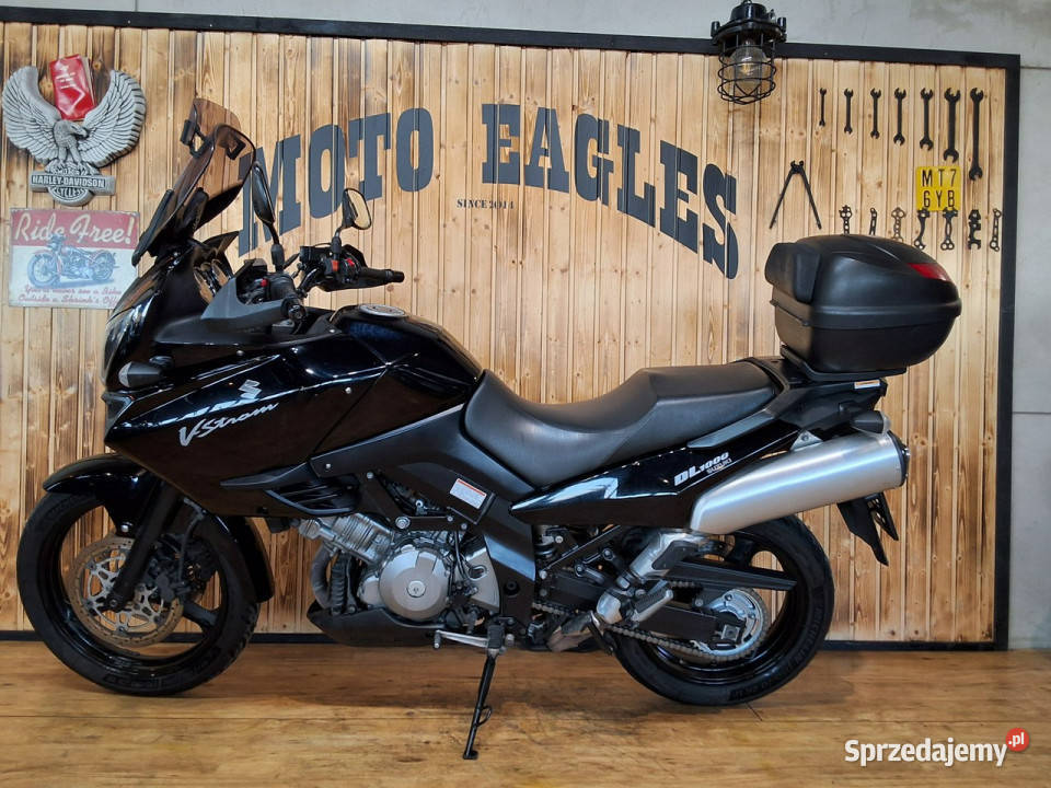 Suzuki DL Ba4dzo zadbany Vstrom dl1000 stan elektryczny starter Bicz