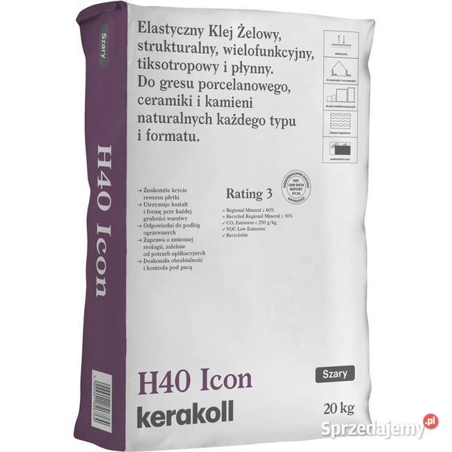 Zaprawa klejowa żelowa H40 ICON 20 Kerakoll Wrocław sprzedam