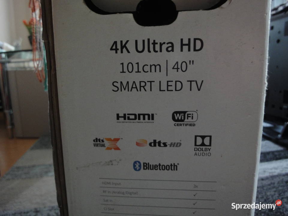 sharp 40bl5eauszkodzony tv 4K małopolskie Kraków