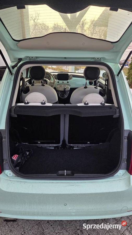 Fiat 500 Automat 2019 Polski Salon elektrochrom. lusterka boczne Gdańsk