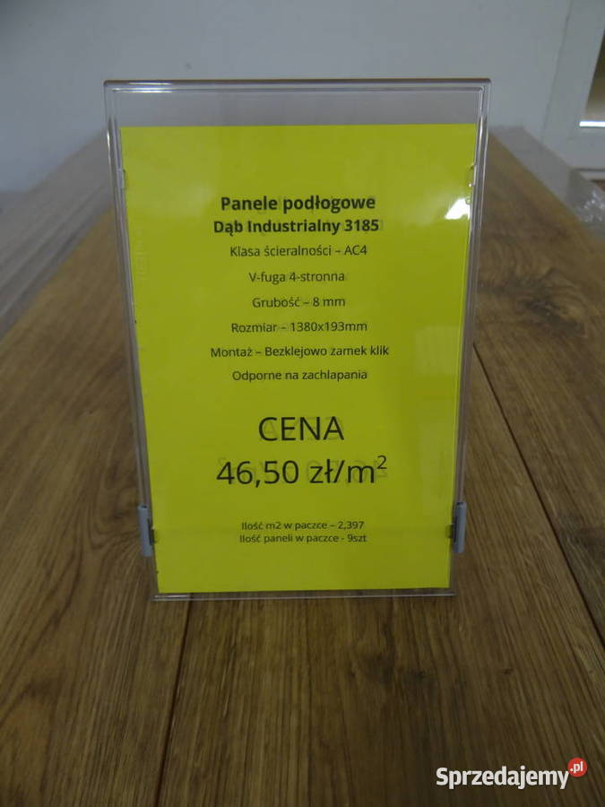 Panele podłogowe Dąb Industrialny AC4 8 mm Wykończenie łódzkie Szadek sprzedam