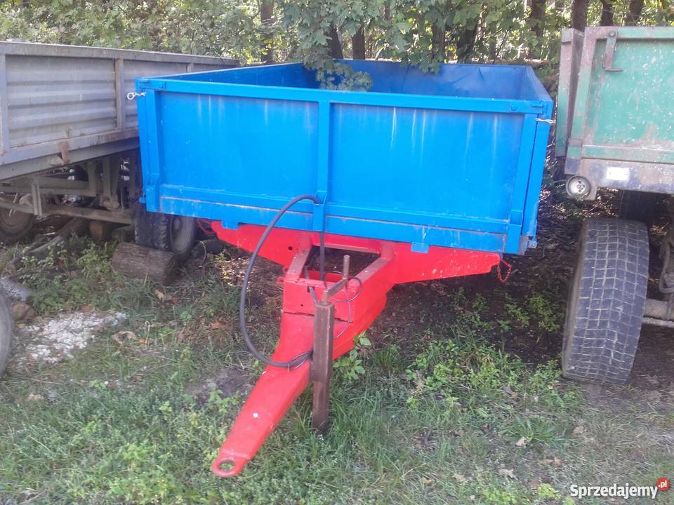 przyczepa jednoosiowa z kiprem zarejestrowana małopolskie Wola Rzędzińska