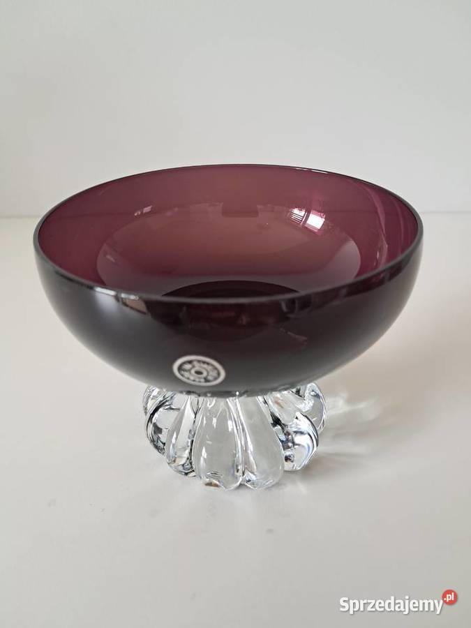 Szklny pucharek seda Glasbruk Kraków