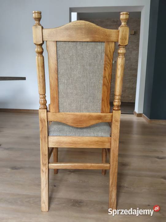 Stare drewniane krzesła 6 sztuk Zławieś Mała