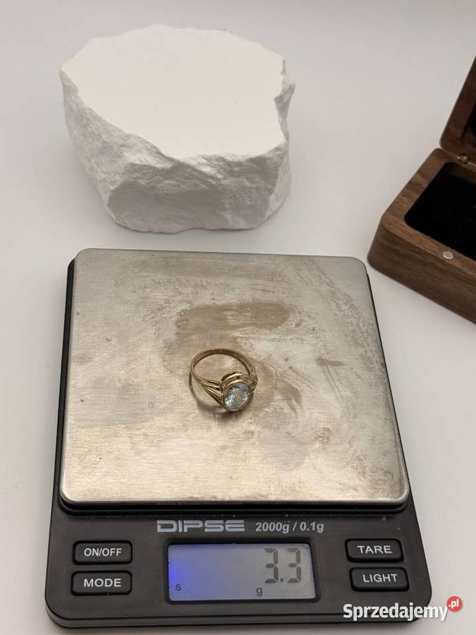 Lodowoniebieskie Marzenie Koktajlowy Pierścionek zachodniopomorskie