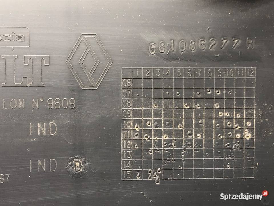 SCHOWEK PASAŻERA RENAULT KANGOO II Van minibus osobowe Motoryzacja