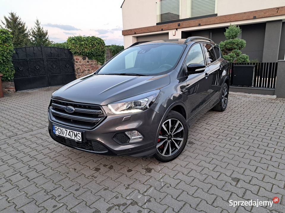 Ford Kuga mk2 lift st line zarejestrowana w szary Gniezno