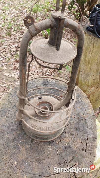 Lampa naftowa Promień stara Warszawa