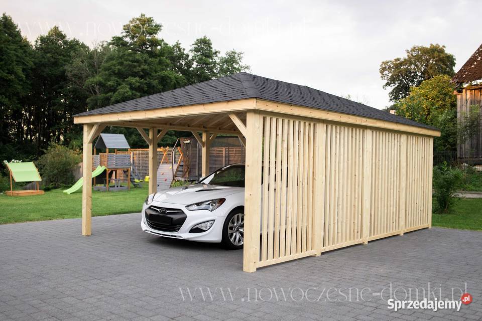 Wiata Samochodowa Drewniana San Ariano 3x5 Warszawa