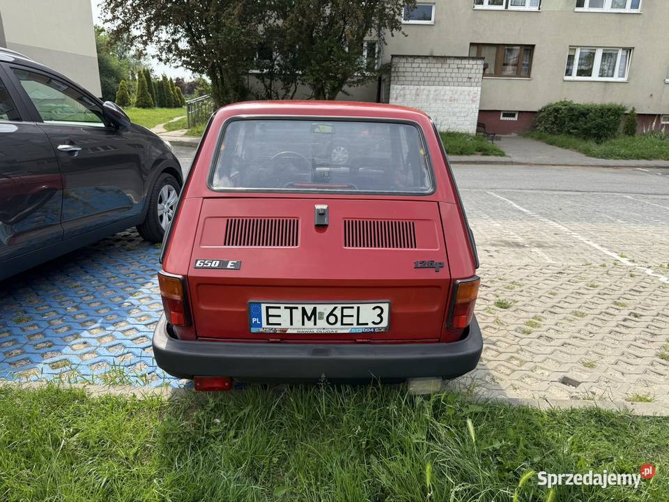 SPRZEDAM FIAT 126p EL 1991 PRZEGLAD CZERWIEC 2/3