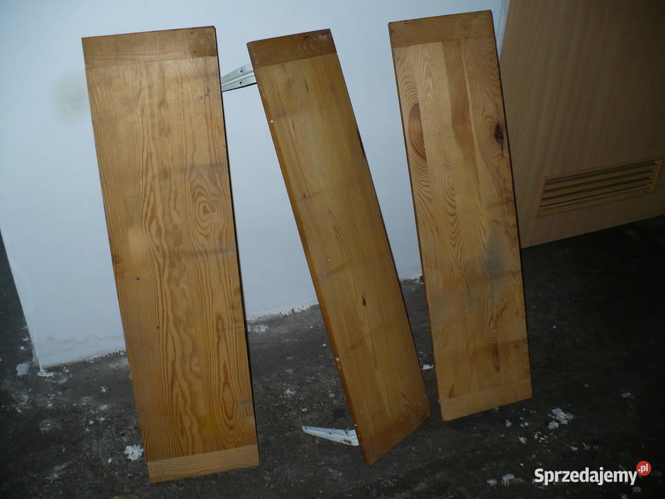 Półki x3 sosna do odnowienia dolnośląskie Lubin