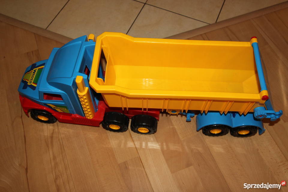 Ciężarówka samochód duży Wader wywrotka Luboń