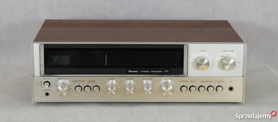 Sansui 771 super amplituner vintage w fajnym Szczodre sprzedam