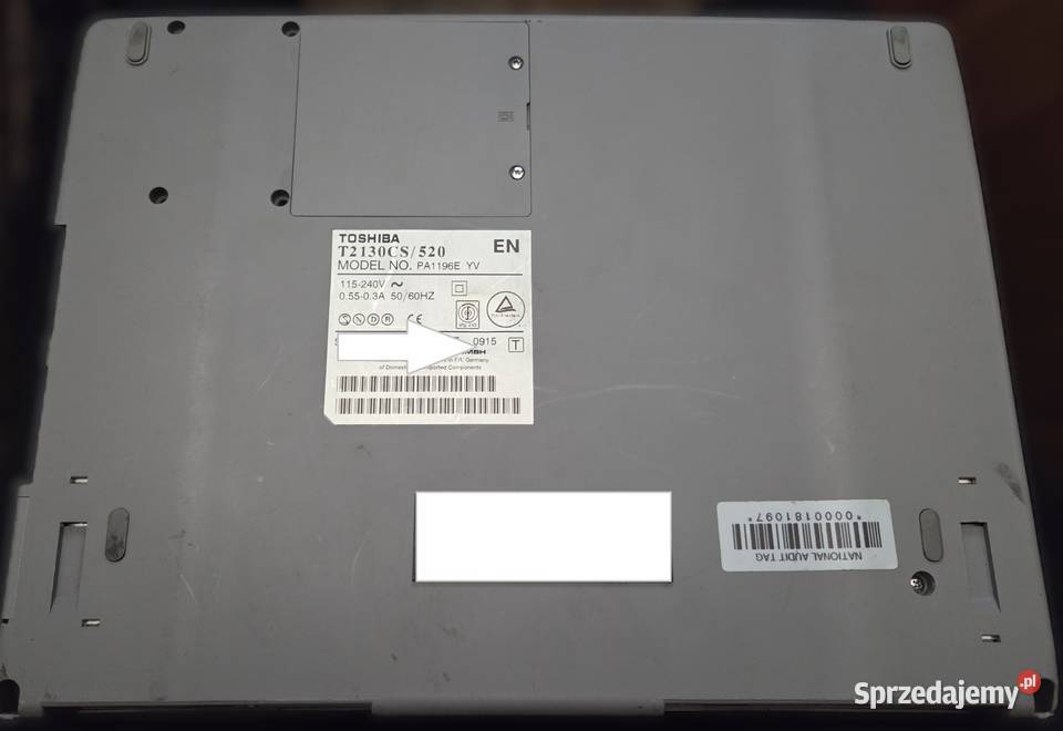 Toshiba Satellite 2130CS Warszawa