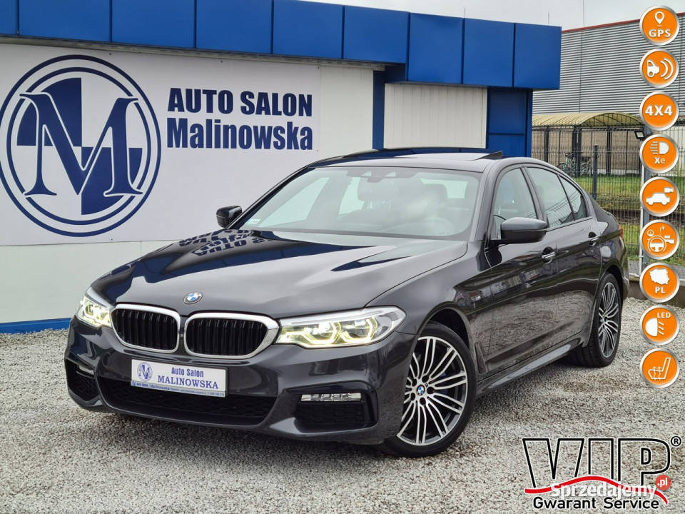 BMW 530 XDrive Navi HeadUp Kamera 360 Skóra podgrzewane fotele