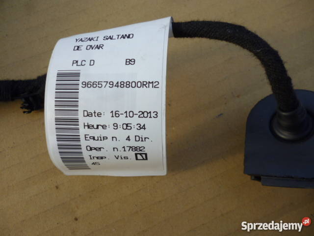 Zamek i klamka drzwi prtył Citroen Berlingo III Kraków