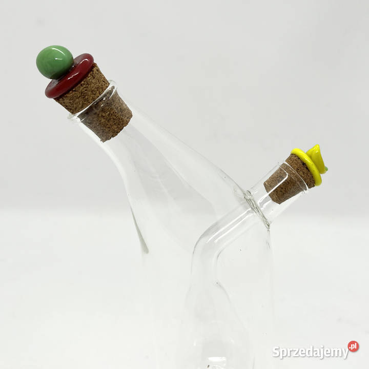 Dozownik podwójny do oliwy i octu Włochy lata 90