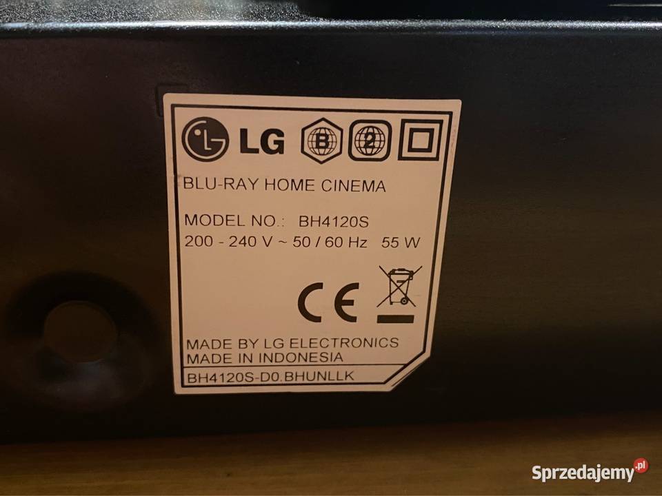 Kino domowe LG Blu Ray z zestawem głośników 51 Olsztyn