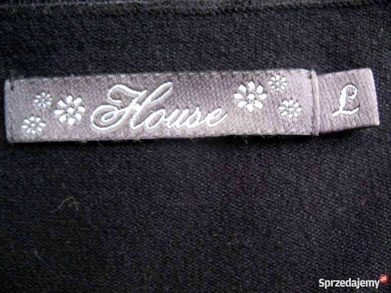 HOUSE CZARNY SWETER BLUZKA 38 M 40 L biust 8090 Siedlce